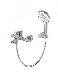 Смеситель для ванны WONZON & WOGHAND SOLO WW-639032-1-BN брашированный никель купить в интернет-магазине сантехники Sanbest