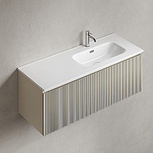 Тумба с раковиной Sancos Snob R 1.0 SNR1.0120LCE/SNR1.0120RCE Beige Soft для ванной в интернет-магазине Sanbest