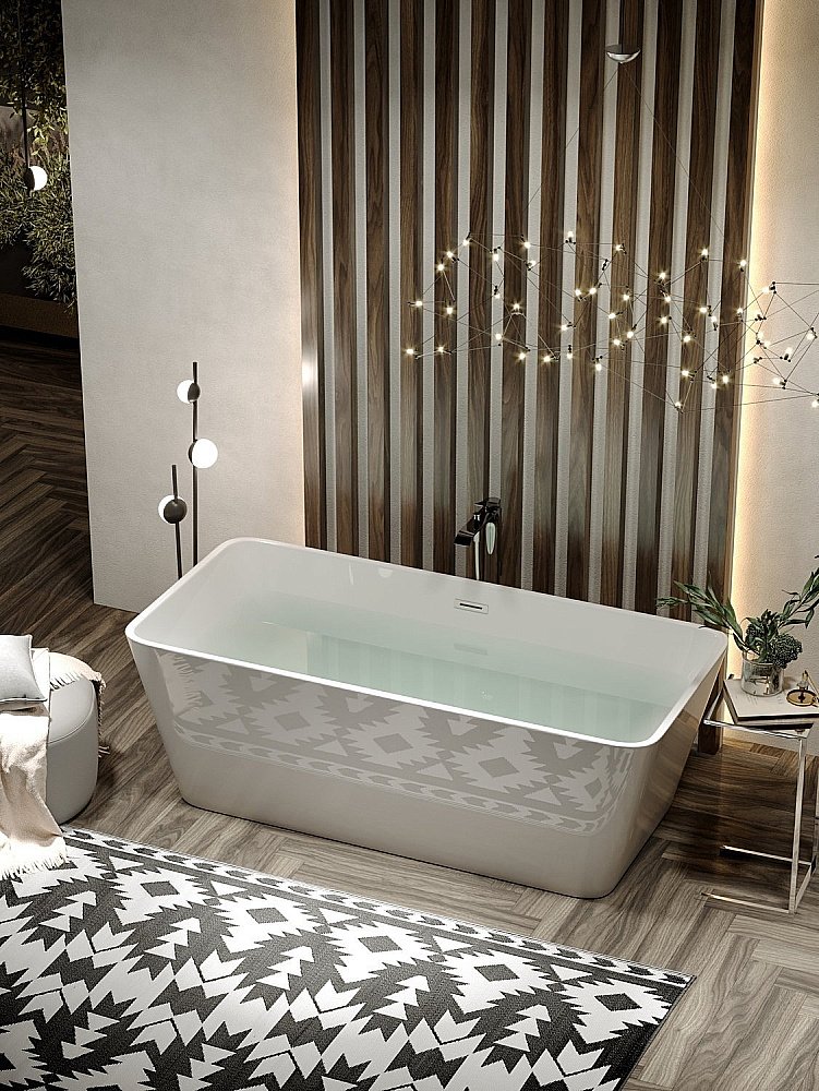 Акриловая ванна Sancos Dama 170х80 FB05 белая купить в интернет-магазине Sanbest