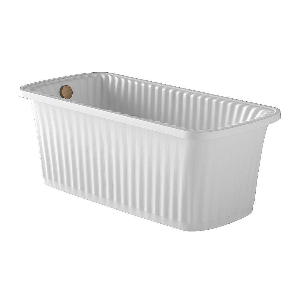 Ванна Migliore Olivia Panello 24361 174х83 белая,бронза купить в интернет-магазине Sanbest