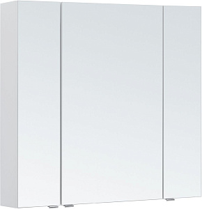 Зеркальный шкаф Aquanet Алвита new 90 белый матовый в ванную от интернет-магазине сантехники Sanbest