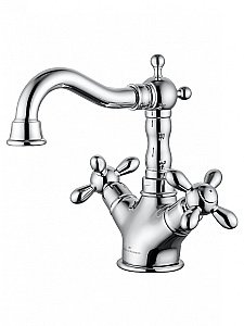 Смеситель для раковины WONZON & WOGHAND RETRO, Хром (WW-88139020-CR) купить в интернет-магазине сантехники Sanbest