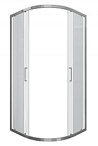 Душевой уголок Bravat LINE BS090.1201A 90х90 стекло прозрачное/профиль хром купить в интернет-магазине Sanbest