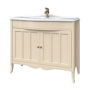 Тумба с раковиной Caprigo Marsel 100 кремовая для ванной в интернет-магазине Sanbest