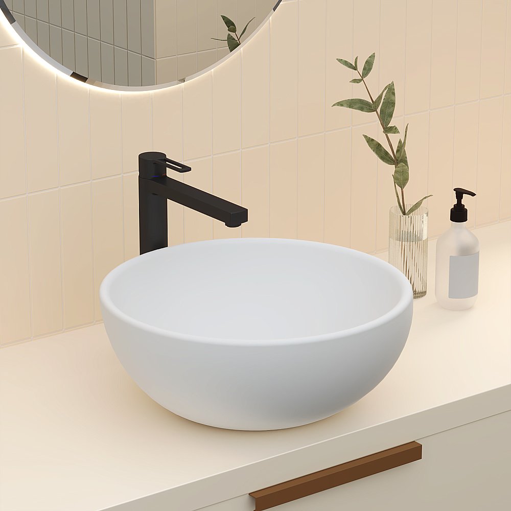 Раковина Ambassador Queen 45 116T20101 белая матовая купить в интернет-магазине Sanbest