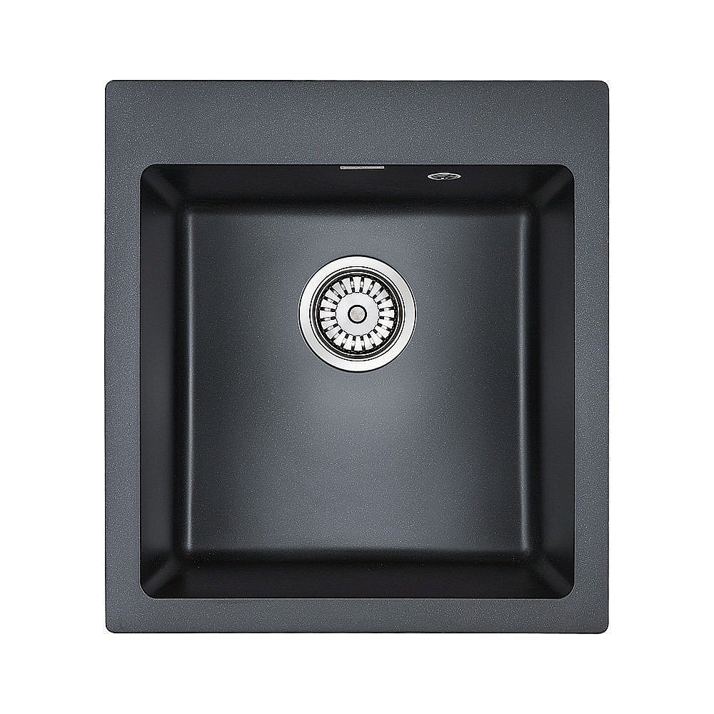 Мойка кухонная Paulmark Zemar PM104651-BLM Черная купить в интернет-магазине сантехники Sanbest