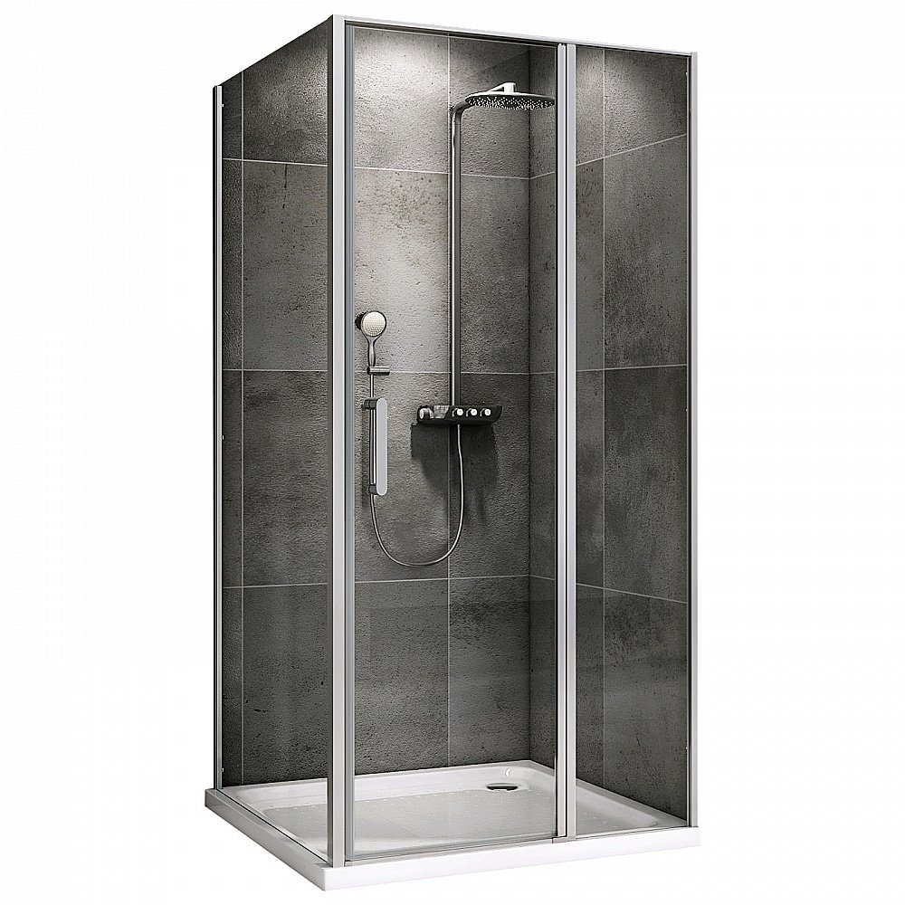 Душевой уголок ABBER Sonnenstrand AG04130S-S100 130x100 стекло прозрачное/профиль хром купить в интернет-магазине Sanbest