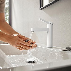 Смеситель для раковины Hansgrohe Finoris 76020700 белый матовый купить в интернет-магазине сантехники Sanbest
