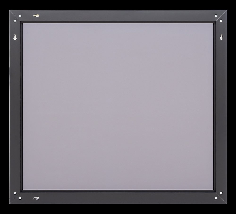 Зеркало Misty MARS 90x80 черное матовое в ванную от интернет-магазине сантехники Sanbest