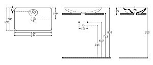 Раковина ISVEA SistemaY Clear 64 10SY50065SV-2S лососевый матовый купить в интернет-магазине Sanbest