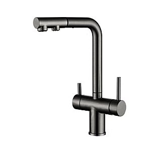 Смеситель для кухни WONZON & WOGHAND WW-88458018-BGM темный графит купить в интернет-магазине сантехники Sanbest