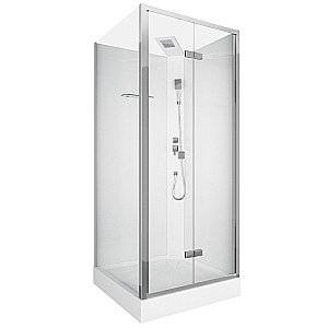 Душевая кабина Cerutti SPA Bella 90T 90x90 прозрачная/хром купить в интернет-магазине Sanbest