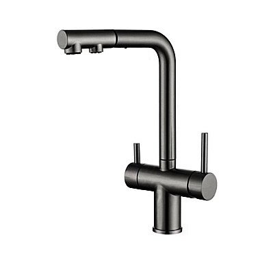 Смеситель для кухни WONZON & WOGHAND WW-88458018-BGM темный графит купить в интернет-магазине сантехники Sanbest