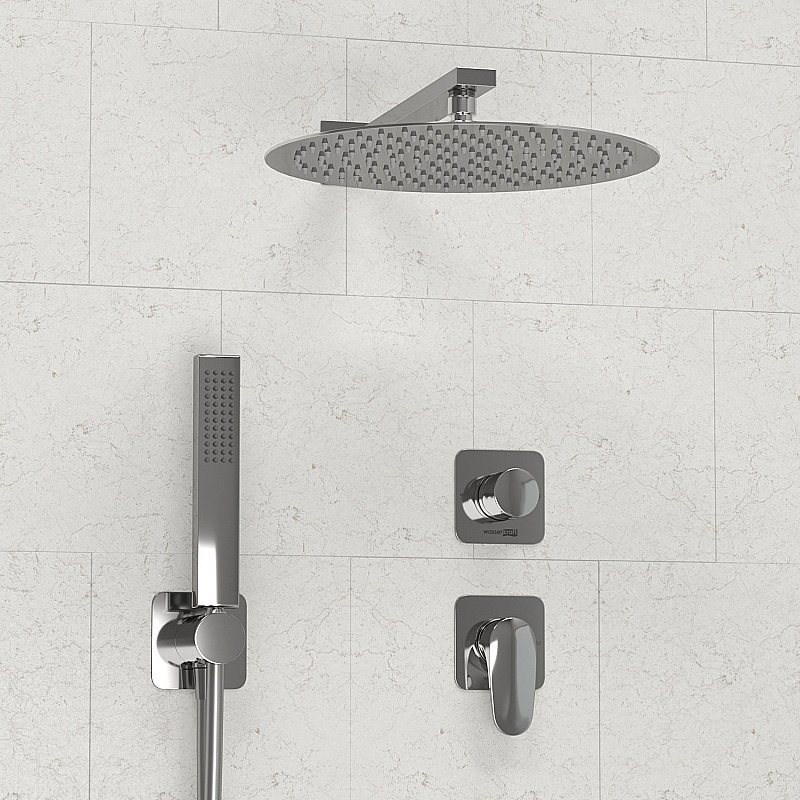 Душевая система WasserKRAFT Weida 3100 SET2828 хром купить в интернет-магазине сантехники Sanbest