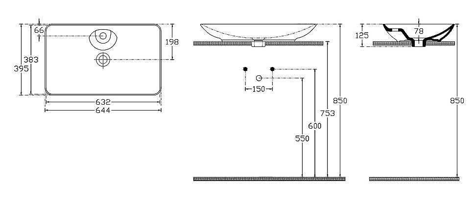 Раковина ISVEA SistemaY Clear 64 10SY50065SV-2S лососевый матовый купить в интернет-магазине Sanbest