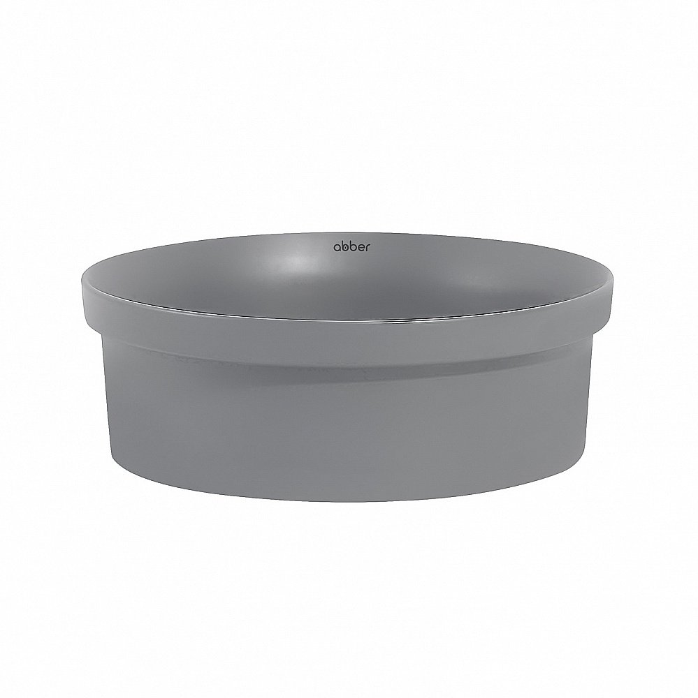 Раковина накладная ABBER Bequem AC2103MG серая матовая купить в интернет-магазине Sanbest