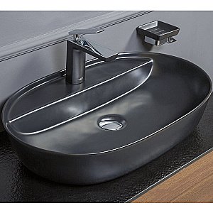 Раковина Boheme Vallessi 61 871 черная купить в интернет-магазине Sanbest