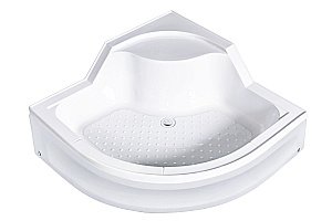 Душевой уголок с поддоном River DON 90/40 MT стекло матовое/профиль хром матовый купить в интернет-магазине Sanbest