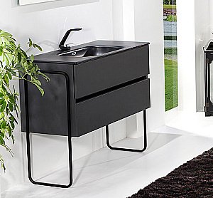 Тумба с раковиной Armadi Art Vallessi 120 АНТРАЦИТ матовый для ванной в интернет-магазине Sanbest