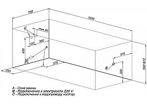Акриловая ванна Aquanet Rosa с г/м Sport 170x75 купить в интернет-магазине Sanbest