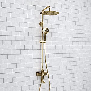 Душевая система WasserKraft Sauer 7100 SET2674 золото купить в интернет-магазине сантехники Sanbest