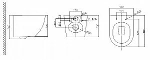 Унитаз подвесной BelBagno UNO BB3105CHR безободковый, с крышкой микролифт, с инсталляцией и кнопкой хром купить в интернет-магазине Sanbest