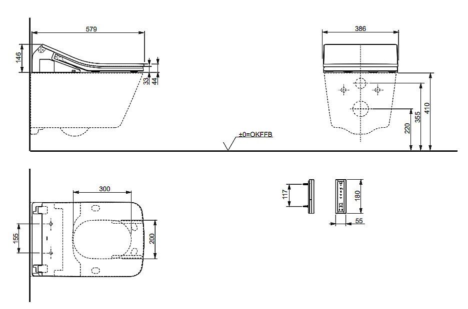 Унитаз подвесной TOTO SP CW522EY безободковый, слив торнадо купить в интернет-магазине Sanbest