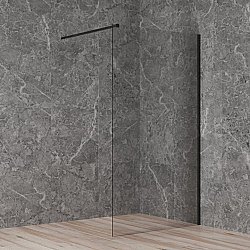 Душевое ограждение PAINI WalkIN110C 110 стекло прозрачное/профиль черный купить в интернет-магазине Sanbest