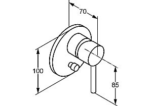 Душевая система Kludi Bozz 386300576 хром купить в интернет-магазине сантехники Sanbest