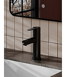 Cмеситель для раковины Agger Easy A3102144 черный матовый купить в интернет-магазине сантехники Sanbest