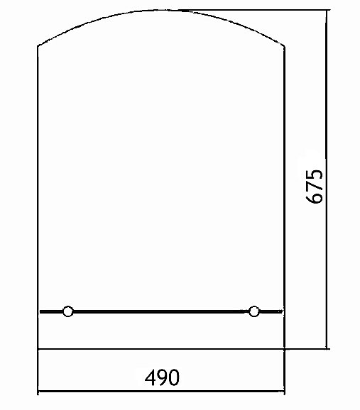 Зеркало LORANTO Шанс-люкс 49х67,5 фацет, с полкой в ванную от интернет-магазине сантехники Sanbest