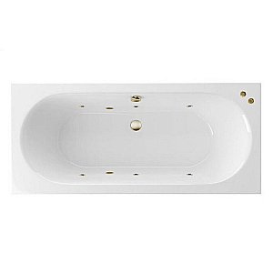 Ванна акриловая EXCELLENT Oceana Slim SOFT WAEX.OCE18S.SOFT.BR 180x80 белая с гидромассажем купить в интернет-магазине Sanbest