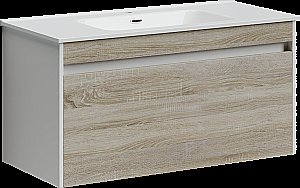 Тумба с раковиной Sancos Smart SM100E дуб бардолино для ванной в интернет-магазине Sanbest