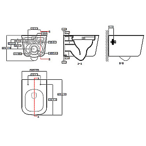 Инсталляция для унитаза Azario AZ-8010-1000 купить в интернет-магазине сантехники Sanbest