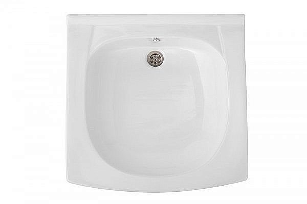 Раковина на стиральную машину Кувшинка Элегантс 62 белая купить в интернет-магазине Sanbest