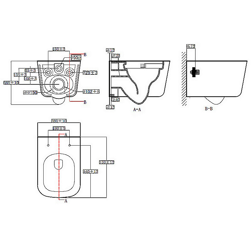 Инсталляция для унитаза Azario AZ-8010-1000 купить в интернет-магазине сантехники Sanbest