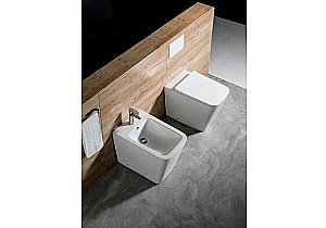 Унитаз приставной Aquatek Либра New AQ1908N-00 белый, с крышкой микролифт, безободковый купить в интернет-магазине Sanbest