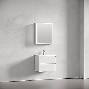 Зеркальный шкаф Sancos Evoke 60х70 SC8060 серый купить в интернет-магазине сантехники Sanbest