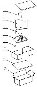 Раковина врезная Bravat 56 C22131W-A-ENG белая купить в интернет-магазине Sanbest