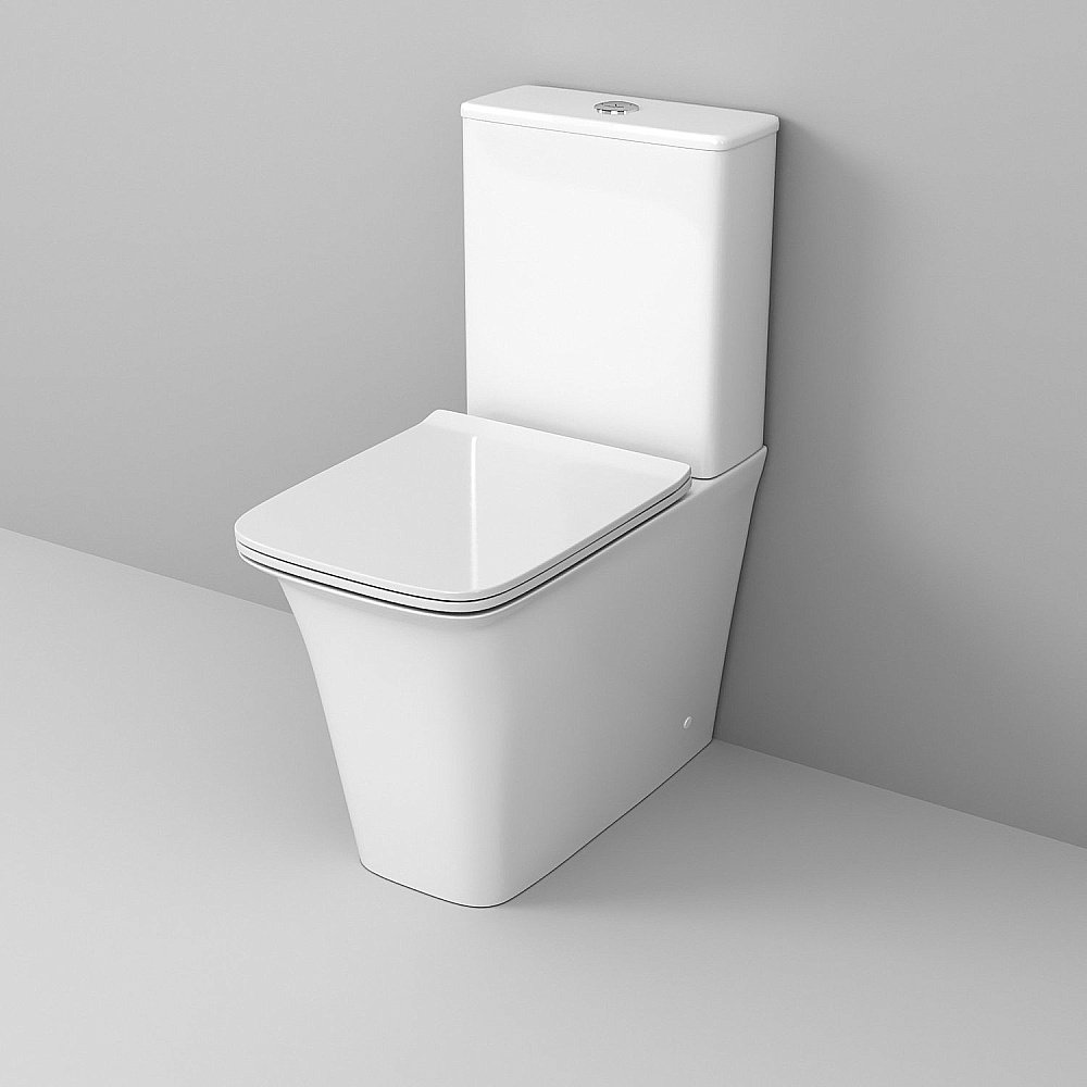 Унитаз-компакт Grossman Galaxy GR-4468S безободковый, с крышкой микролифт, с бачком, белый купить в интернет-магазине Sanbest