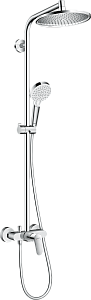 Душевая система Hansgrohe Crometta S Showerpipe 240 1jet 27269000 купить в интернет-магазине сантехники Sanbest