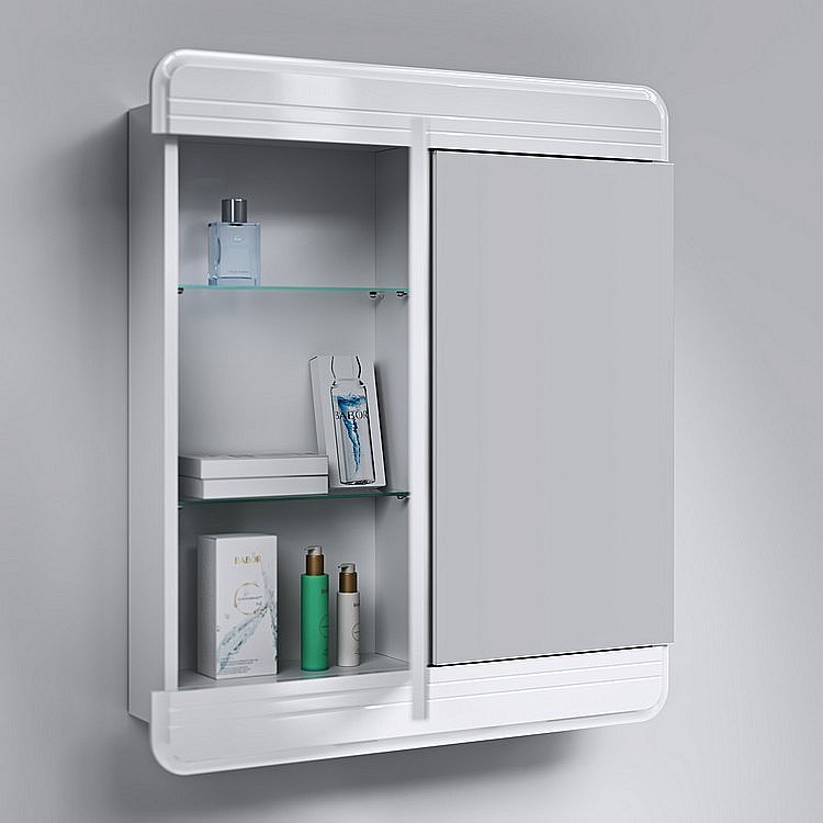 Зеркальный шкаф AQWELLA Корсика 70 купить в интернет-магазине сантехники Sanbest