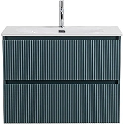 Тумба для раковины подвесная BelBagno UNO-900-2C-SO-AO 90 голубая матовая купить в интернет-магазине сантехники Sanbest