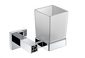 Стакан для зубных щеток CeramaLux Venezia 88602 хром купить в интернет-магазине сантехники Sanbest