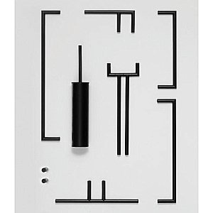 Ершик для туалета Bertocci Trecento 125 4814 0800 черный матовый купить в интернет-магазине сантехники Sanbest