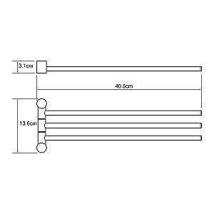 Полотенцедержатель WasserKraft K-1033PG глянцевое золото купить в интернет-магазине сантехники Sanbest