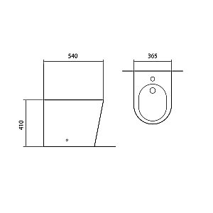 Биде Aquatek Вега AQ1058-00 белое купить в интернет-магазине Sanbest