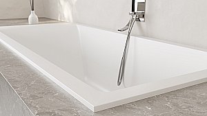 Ванна Salini Cascata S-Sense 170x75 104113G белая купить в интернет-магазине Sanbest