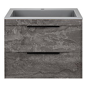 Тумба с раковиной Vincea Chiara 2D 600 G.Stone для ванной в интернет-магазине Sanbest