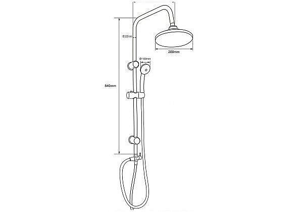 Душевая система Aquanet Passion R купить в интернет-магазине сантехники Sanbest